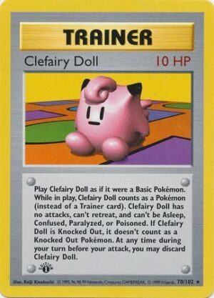 Clefairy Doll - 70/102 - 1st Edition