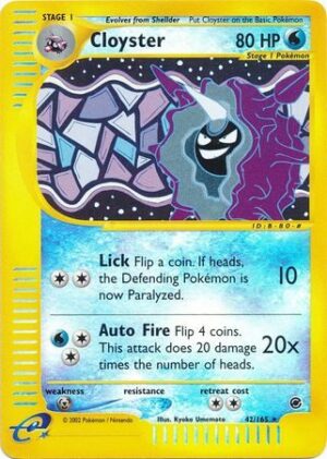 Cloyster - 42/165 - Reverse