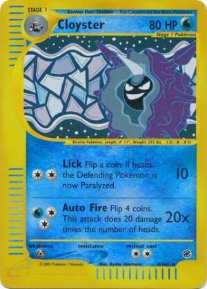 Cloyster - 8/165 - Reverse