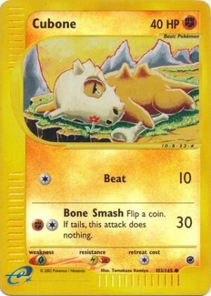Cubone - 103/165 - Reverse