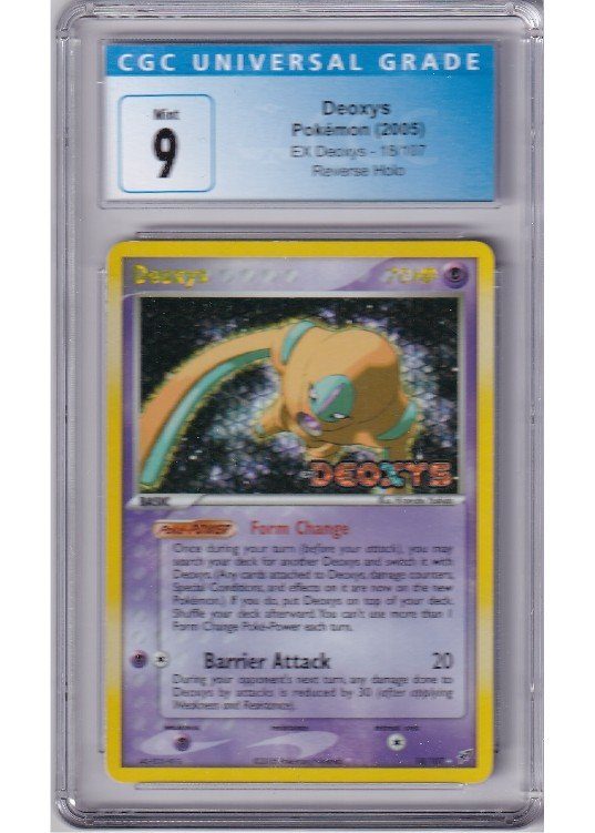 Deoxys 18/107 Reverse Foil CGC 9