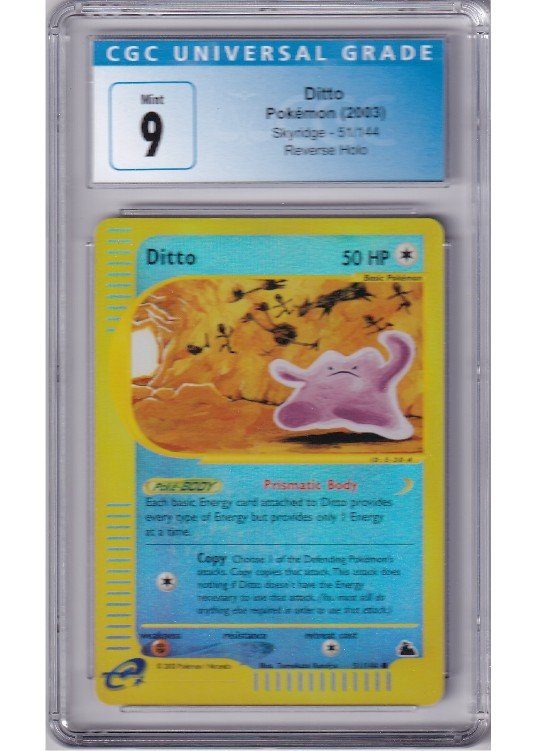 Ditto 51/144 Reverse Foil CGC 9