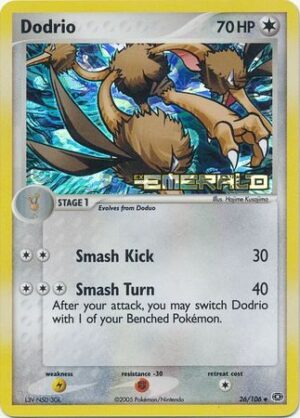 Dodrio - 26/106 - Reverse