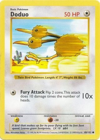 Doduo - 48/102 - Shadowless