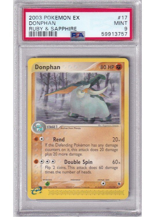 Donphan 17/109 PSA 9