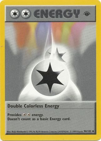 Double Colorless Energy - 96/102 - 1st Edition
