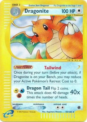 Dragonite - 43/165 - Reverse