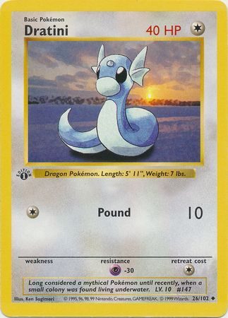 Dratini - 26/102 - 1st Edition