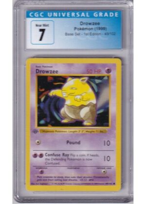 Drowzee 49/102 1st Edition CGC 7