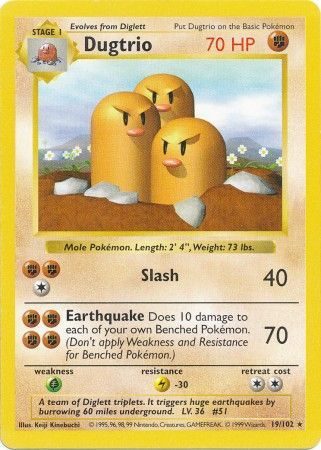 Dugtrio – 19/102 – Shadowless