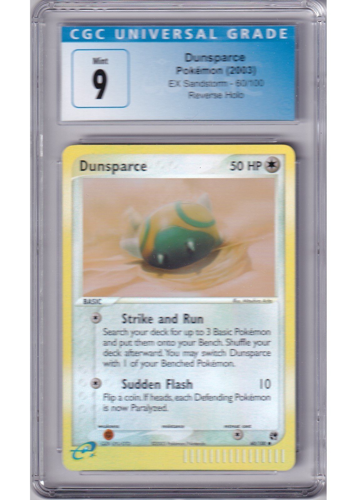 Dunsparce 60/100 Reverse Foil CGC 9