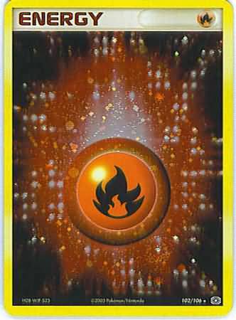 Fire Energy - 102/106 (Holo)