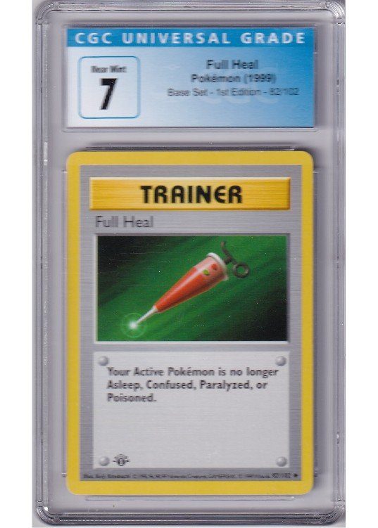 Full Heal – 82/102 – 1st Edition – CGC 7