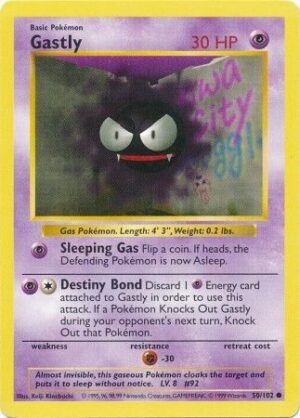 Gastly - 50/102 - Shadowless