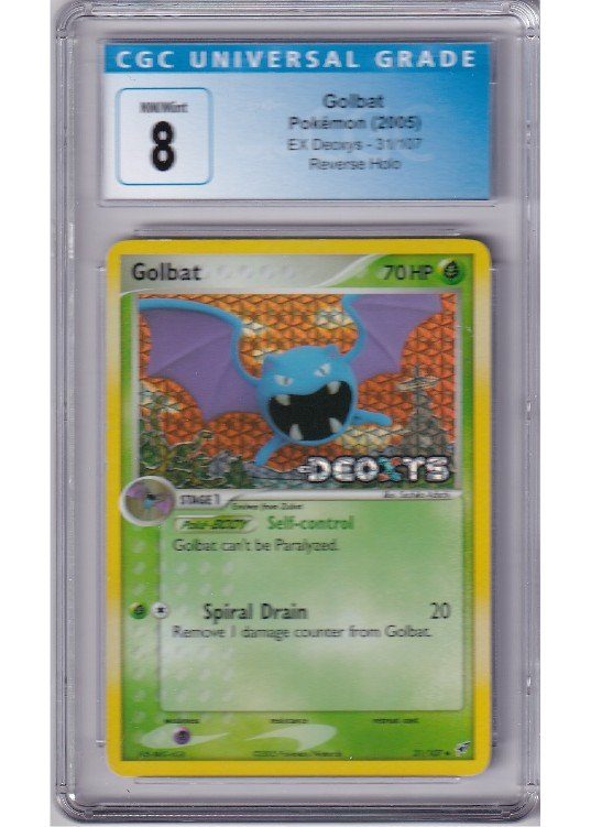 Golbat 31/107 Reverse Foil CGC 8