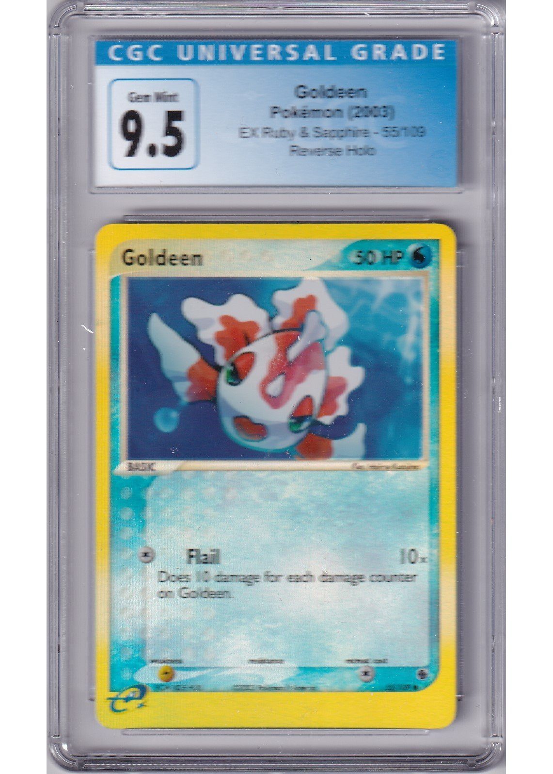 Goldeen 55/109 Reverse Foil CGC 9.5