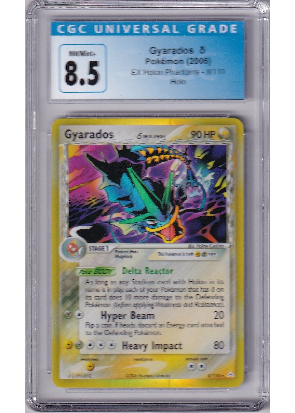 Gyarados &delta; 8/110 CGC 8.5
