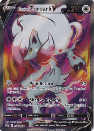 Hisuian Zoroark VSTAR Premium Collection - Hisuian Zoroark V SWSH297 - Pokemon Sword & Shield Promo kort