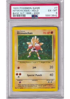 Hitmonchan 7/102 4th Print PSA 6