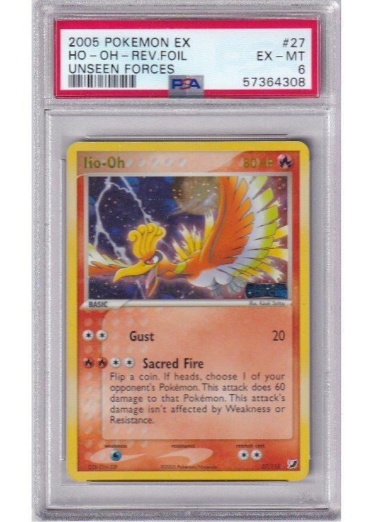 Ho-oh 27/115 Reverse Foil PSA 6