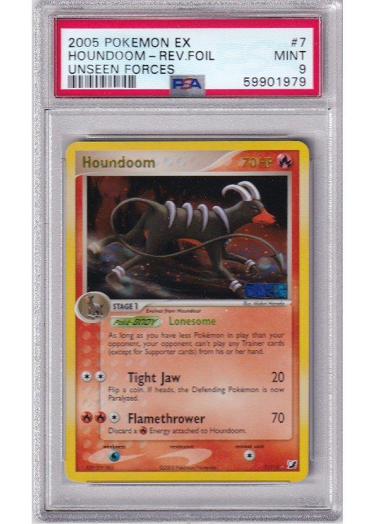 Houndoom 7/115 Reverse Foil PSA 9