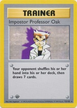 Impostor Professor Oak - 73/102 - 1st Edition