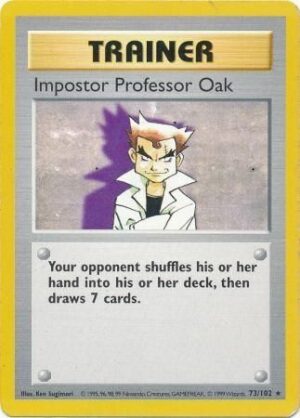 Impostor Professor Oak - 73/102 - Shadowless
