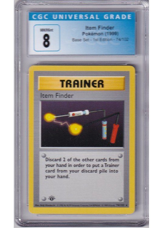 Item Finder – 74/102 – 1st Edition – CGC 8
