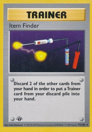 Item Finder – 74/102 – 1st Edition