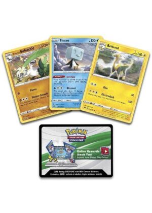 KNOCK OUT Collection - Boltund, Eiscue & Galarian Sirfetch'd - 3 alternative Cosmos Holo kort - Pokemon Sword & Shield Base alternativ holo kort