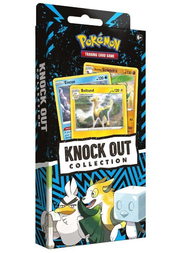 KNOCK OUT Collection - Boltund, Eiscue & Galarian Sirfetch'd