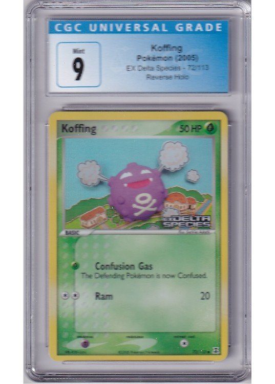 Koffing 72/113 Reverse Foil CGC 9