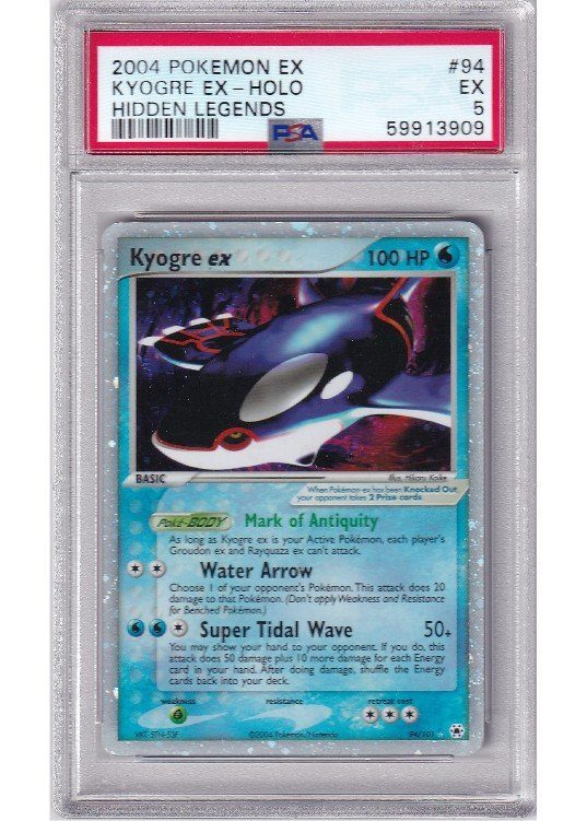 Kyogre ex 94/101 PSA 5