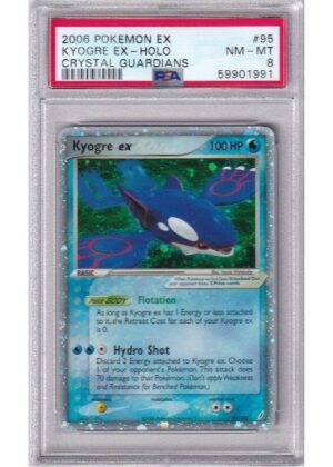 Kyogre ex 95/100 PSA 8