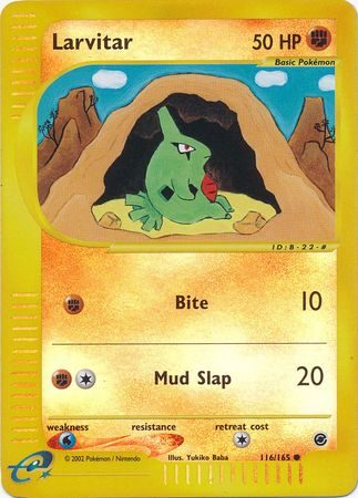 Larvitar - 116/165 - Reverse