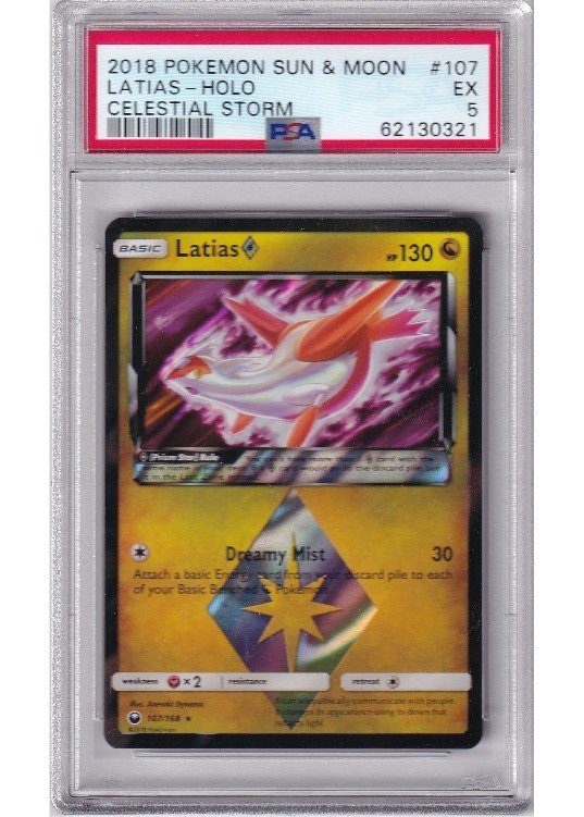 Latias – Prism Star – 107/168 – PSA 5