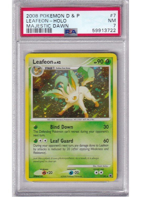 Leafeon – 7/100 – PSA 7