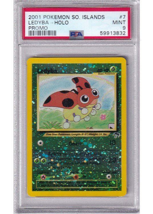 Ledyba – 7/18 – Reverse Foil – PSA 9