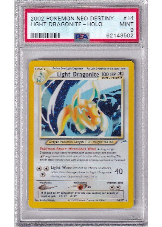 Light Dragonite 14/105 PSA 9