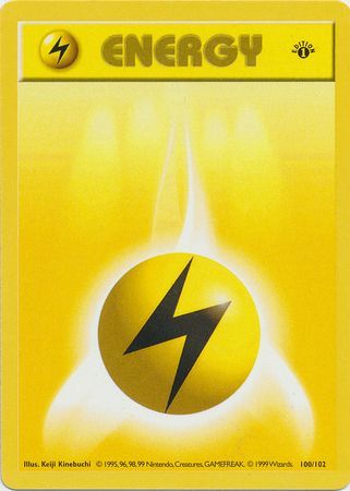Lightning Energy – 100/102 – 1st Edition