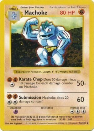 Machoke - 34/102 - Shadowless