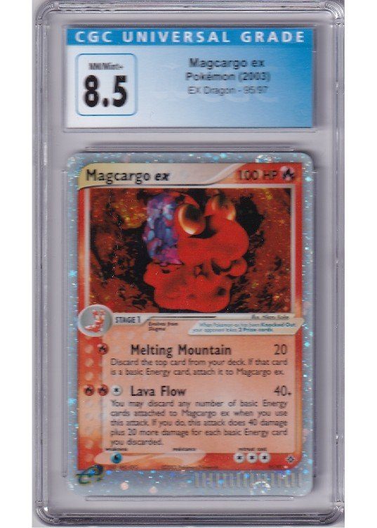 Magcargo ex 95/97 CGC 8.5