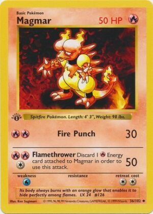 Magmar - 36/102 - 1st Edition