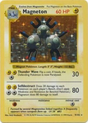Magneton - 9/102 - Shadowless (Holo)