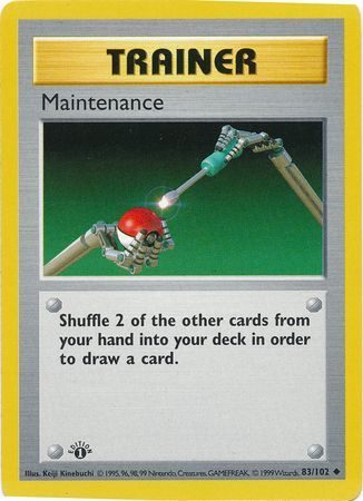 Maintenance – 83/102 – 1st Edition