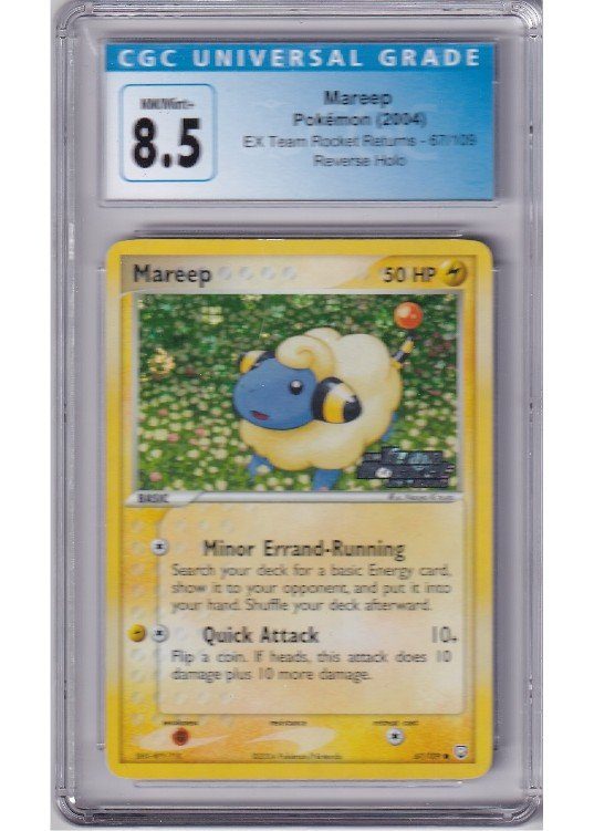 Mareep 67/109 Reverse Foil CGC 8.5