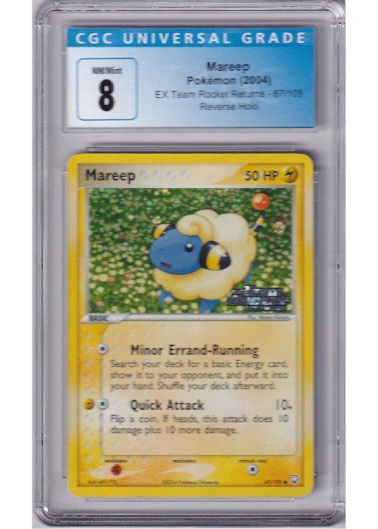 Mareep 67/109 Reverse Foil CGC 8