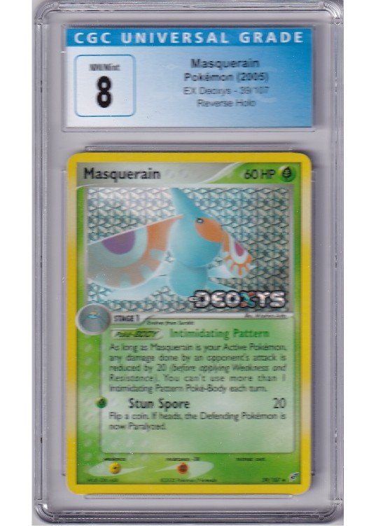 Masquerain 39/107 Reverse Foil CGC 8