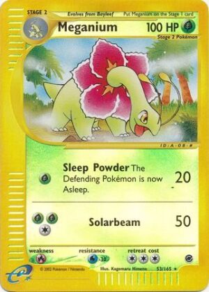 Meganium - 53/165 - Reverse