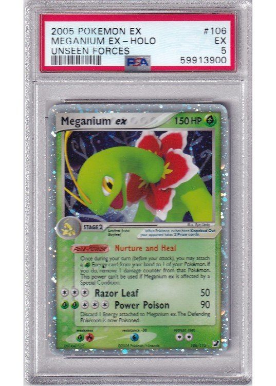 Meganium ex – 106/115 – PSA 5